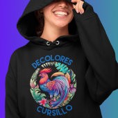 DeColores Cursillo Farbenfrohe Blumengestelle Hoodie