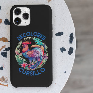 DeColores Cursillo farbenfrohe Blumengestelle Schw Case-Mate iPhone Hülle