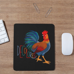 DeColores Cursillo Farbenfrohe Rooster Mousepad