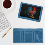 DeColores Cursillo Farbenfrohe Rooster Tri-fold Geldbeutel<br><div class="desc">De Colores ist ein traditionelles spanisches Volkslied, das als Lied in der römisch-katholischen Cursillo-Bewegung verwendet wird. Was für ein schönes Glaubensgeschenk für dich, einen Freund oder sogar einen Priester. Die handgezeichnete farbenfrohe Rooster in den Farben Blau, Rot, Orange und Grün ist ein Stunner. Der handgeschriebene DeColores Titel in passenden Farben....</div>