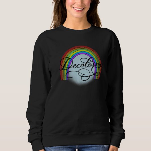 DeColores Cursillo Rainbow Faith Religion Sweatshirt (Vorderseite)