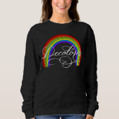 DeColores Cursillo Rainbow Faith Religion Sweatshirt (Vorderseite)
