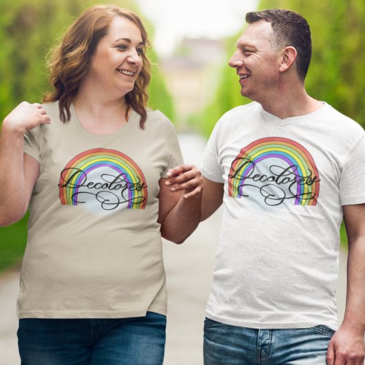 DeColores Cursillo Rainbow Religion T-Shirt