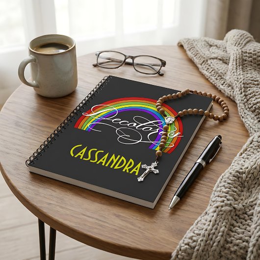 DeColores Cursillo Regenbogen Glaube Religion Notizblock