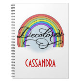 DeColores Cursillo Regenbogen Glaube Religion Notizblock (Vorderseite)