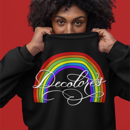 DeColores Cursillo Regenbogen Glaube Religion Sweatshirt