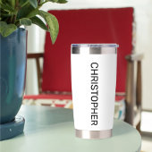 DeColores Cursillo Rooster Black Silhouette Thermobecher