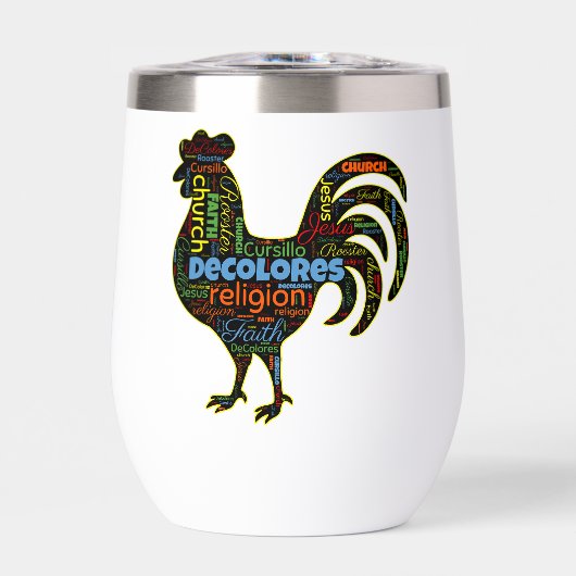 DeColores Cursillo Rooster Word Cloud (Vorderseite)