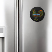 DeColores Cursillo Rooster Word Cloud Magnet