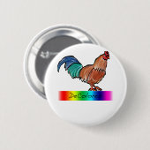 DeColores Hahn Button (Vorne & Hinten)