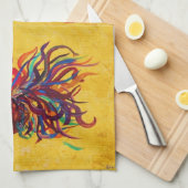 DeColores Hahn Geschirrtuch (Viertel Falte)