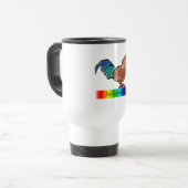 DeColores Hahn Reisebecher (Vorderseite Links)