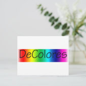 DeColores Postkarte (Stehend Vorderseite)