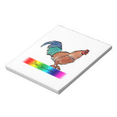 DeColores Rooster Notizblock (Rotiert)