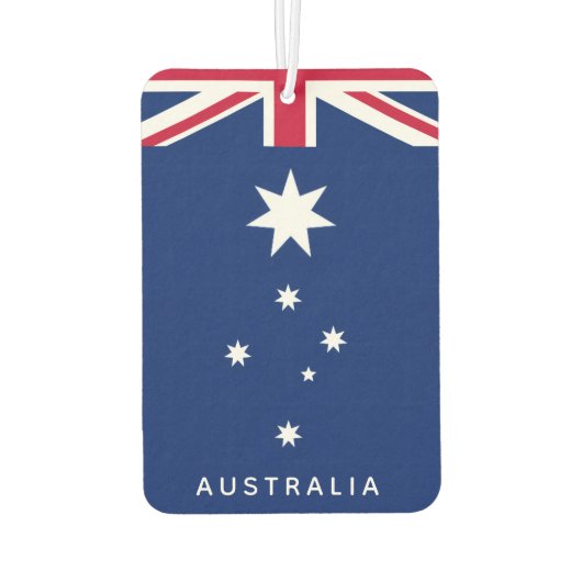 Deconstructed Australian Flag Autolufterfrischer (Rückseite)
