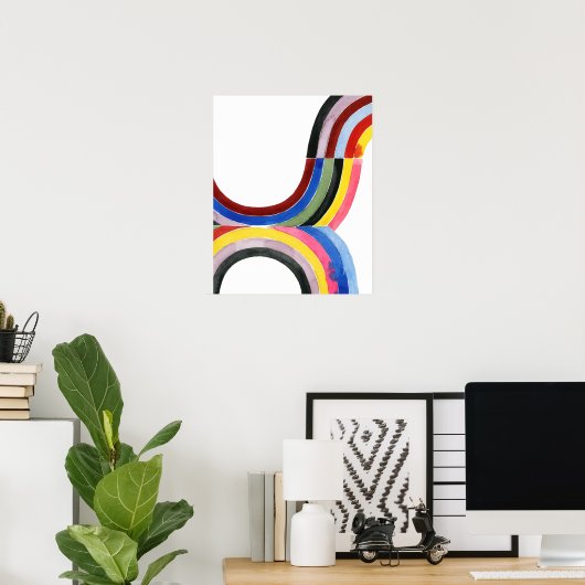 Deconstructed Rainbow - Vertical Poster (Heimbüro)