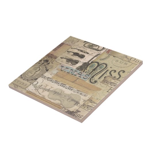 Decopauge Musik Fliese (Seite)