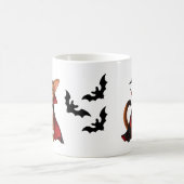 Decor Cute Abyssinian Cat Vampire Dracula Kaffeetasse (Mittel)