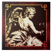 Décor Keramik Tile - Engel sind hell