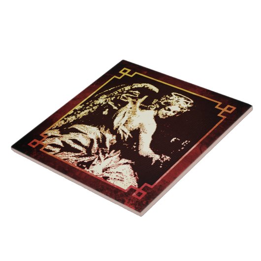 Décor Keramik Tile - Engel sind hell Fliese (Seite)