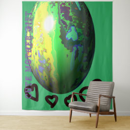 DECOR_NIEDLICH MOTHER GIFT_mediumGREEN_RMDESIGNFLO Wandteppich