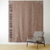 DECOR_Room_NIEDLICH MOTHER GIFT_BROWN_RMDESIGNFLO5 Wandteppich (Beispiel)