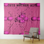 DECOR_Room_NIEDLICH MOTHER GIFT_DARKPINK_RMDESIGNF Wandteppich (Beispiel (Horizontal))