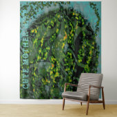 DECOR_Room_NIEDLICH MOTHER GIFT_GREEN_RMDESIGNFLO5 Wandteppich (Beispiel)