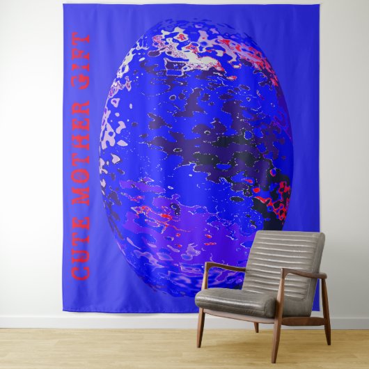 DECOR_Room_NIEDLICH MOTHER GIFT_IMG_BLUE_RMDESIGNF Wandteppich (Beispiel)