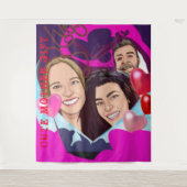 DECOR_Room_NIEDLICH MOTHER GIFT_IMG_RMDESIGNFLO55 Wandteppich (Vorderseite)