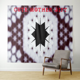 DECOR_Room_NIEDLICH MOTHER GIFT_RED_RMDESIGNFLO55 Wandteppich