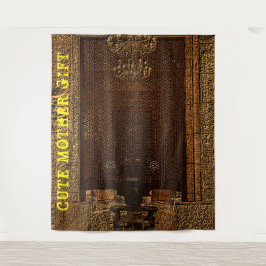 DECOR_Room_NIEDLICH MOTHER GIFT_YELLOW_RMDESIGNFLO Wandteppich