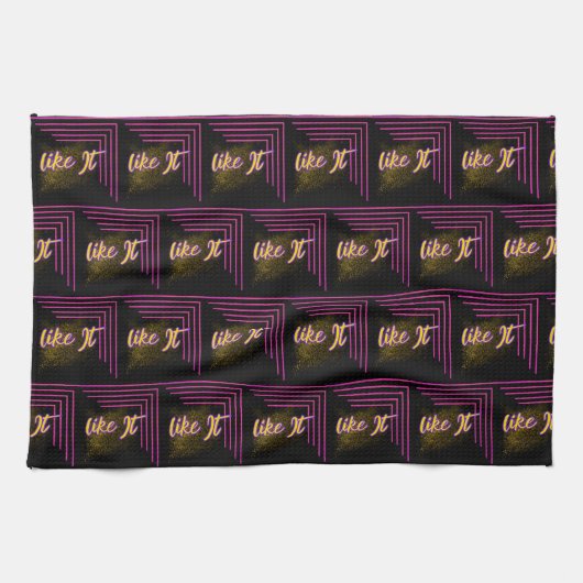 Décor Vibrant Küchenhandtuchdesigns auf Zazzle Geschirrtuch (Horizontal)