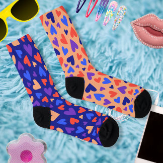 Decora Harajuku Kawaii Herz Unstimmigkeit J-Mode Socken