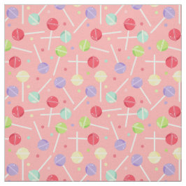 Decora Kei Pastel Candy Lollipops Muster Stoff