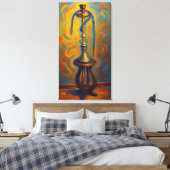 decoración lienzo HOOKAH arte oriental Leinwanddruck (Insitu (Schlafzimmer))