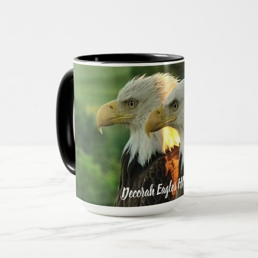 Decorah Eagles HM und HD Tasse (Vorderseite Links)