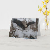 Decorah Eagles Weihnachtskarten Karte (Gelbe Blume)