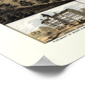 Decorah, Iowa Panorama Karte - 1870 Poster (Ecke)