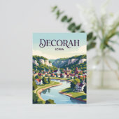 Decorah USA Postkarte (Stehend Vorderseite)