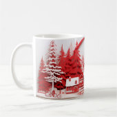 Decorated Christmas Landscape Mug Kaffeetasse (Links)