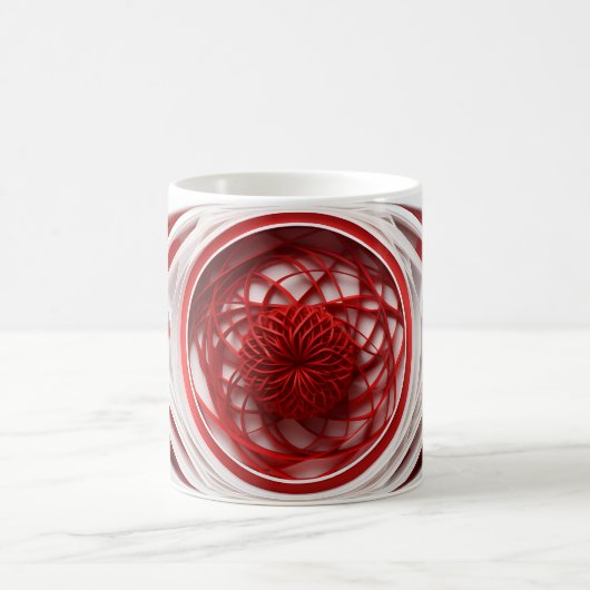 Decorated Christmas mug, Ceramic mug Kaffeetasse (Mittel)