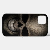 Decorated Dark Skull Case-Mate iPhone Hülle (Rückseite (Horizontal))