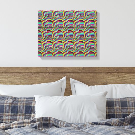 Decorated Leinwanddruck (Insitu (Schlafzimmer))