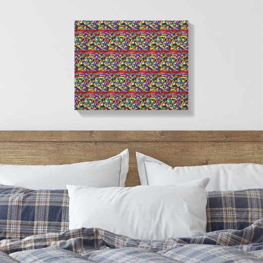 Decorated Leinwanddruck (Insitu (Schlafzimmer))