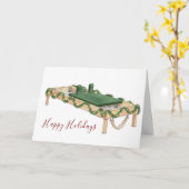 Decorated Pilates Reformer Illustration Karte (Gelbe Blume)