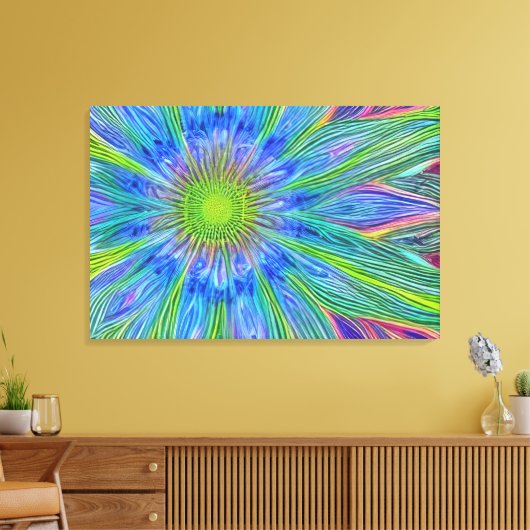 Decorated Stretched Canvas Print Leinwanddruck (Insitu (Wohnzimmer))