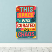 Decorated With Delusion & Taste Modern Canvas Leinwanddruck (Insitu (Holzboden))