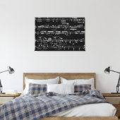decorating with musical notes leinwanddruck (Insitu (Schlafzimmer))