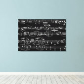 decorating with musical notes leinwanddruck (Insitu (Holzboden))